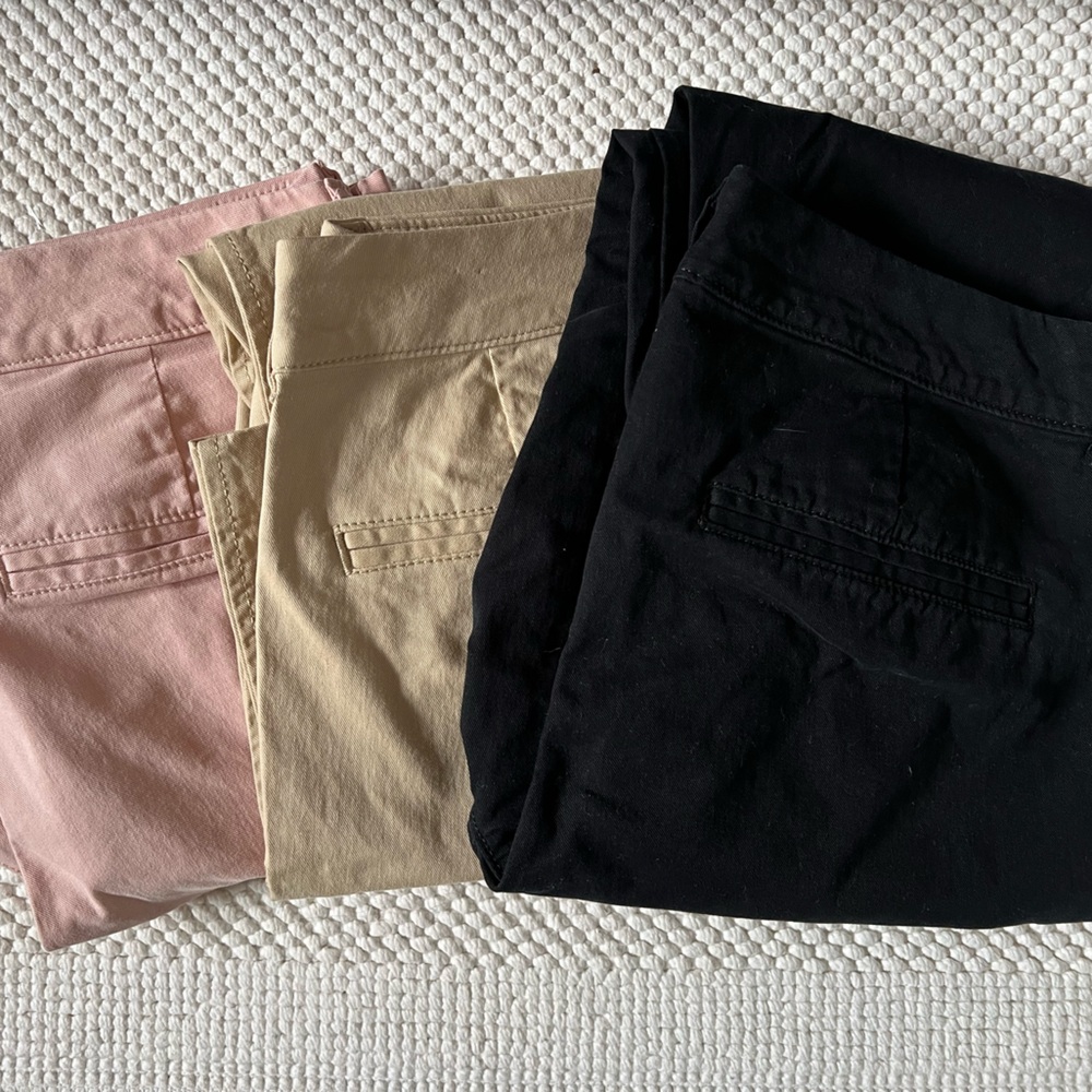 Old Navy Pixie Chino pants - 3 pair!!
